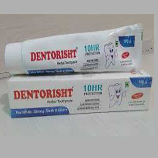 DENTORISHT 10HR PROTECTION HERBAL TOOTH PASTE - 100gm